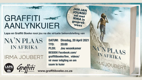 Digitale boekpresentatie: Na ‘n plaas in Afrika, door Irma Joubert
